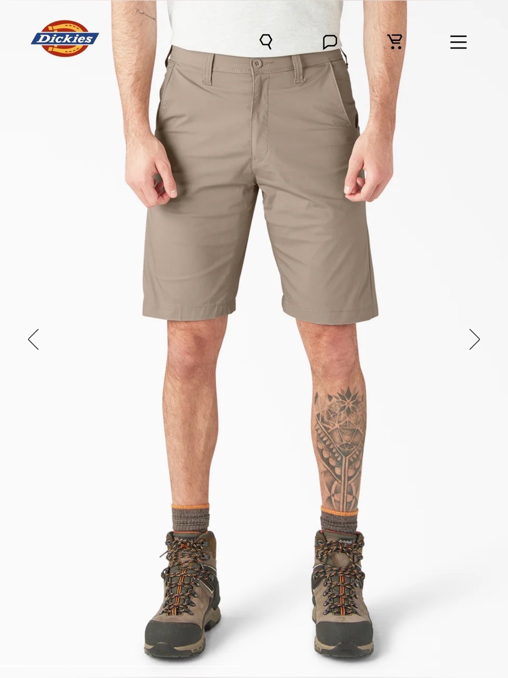 Dickies Men’s Flat Front Shorts - Khaki